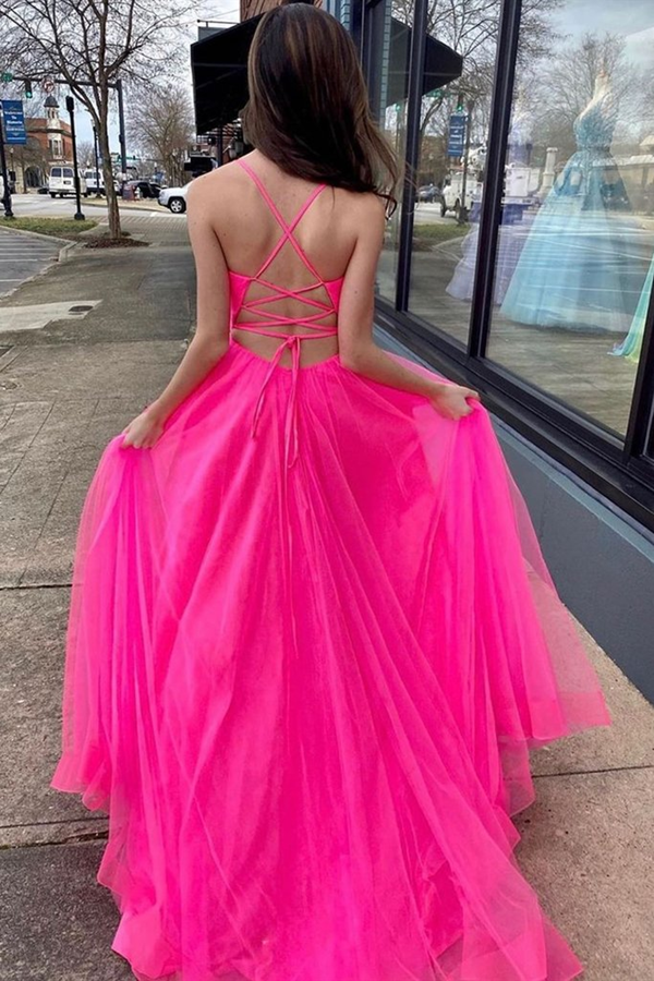 Pink Plastic Prom Dress