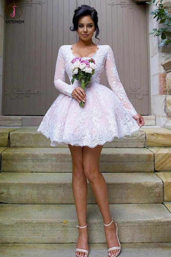 Lace Tulle Short Bridesmaid Dresses