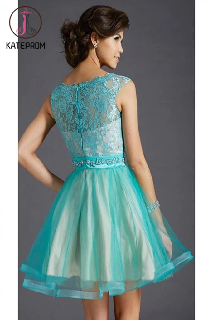 Short Turquoise Homecoming Dresses