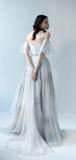 Off Shoulder Unique Design Most Popular Long Prom Dresses Bridal Gowns KPP2080