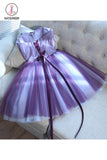 Kateprom A Line Mini Sweetheart Homecoming Dress, Mini Strapless Juniors Homecoming Dresses KPH0345