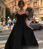 Kateprom Charming A Line Off The Shoulder Burgundy Satin Long Prom Dresses KPP1129