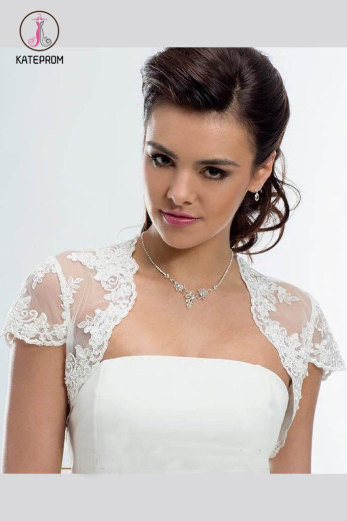 Ivory lace 2024 bridal top